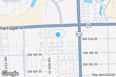 Map image of the property - 8846 W Flagler St