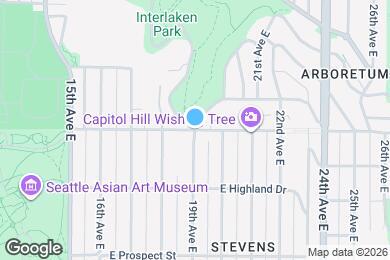 Map image of the property - 1812 19th Ave E