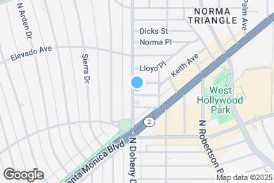 Map image of the property - The Harland West Hollywood