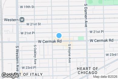 Map image of the property - 2136 W Cermak Rd
