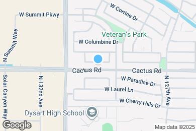 Map image of the property - 12925 W Charter Oak Rd