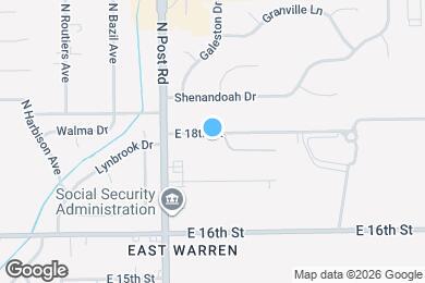 Map image of the property - 9045 E 18th St