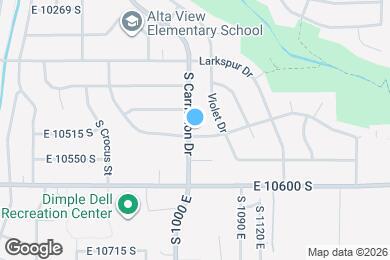 Map image of the property - 10499 S Carnation Dr