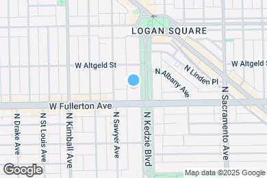 Map image of the property - 2420 N Kedzie Ave
