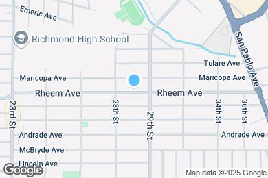 Map image of the property - 2849 Rheem Ave