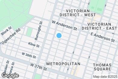 Map image of the property - 301 W 32nd St