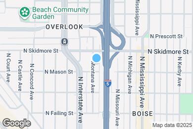 Map image of the property - 4128 N Montana Ave