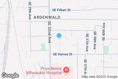 Map image of the property - 9727 SE 33rd Ave