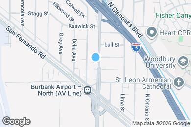 Map image of the property - 7549 N Hollywood Way