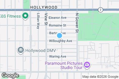 Map image of the property - 5905 Willoughby Ave