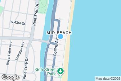 Map image of the property - 4141 Collins Ave