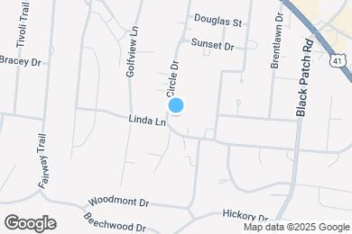 Map image of the property - 422 Circle Dr