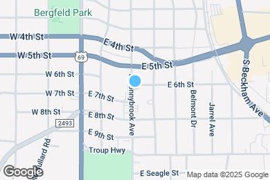 Map image of the property - 403 E 6th St