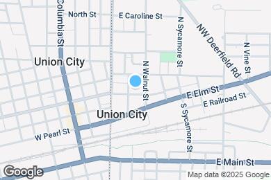 Map image of the property - 211 E Oak St