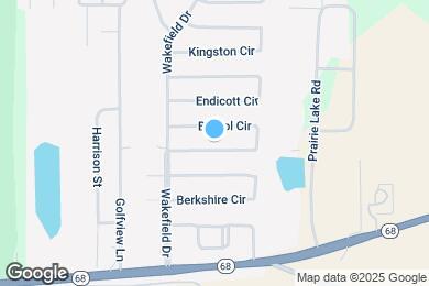 Map image of the property - 1951 Bristol Cir