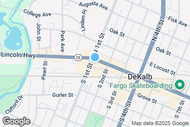 Map image of the property - Cornerstone Dekalb Apartments