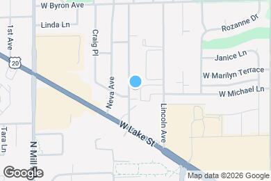 Map image of the property - 545 N Highview Ave
