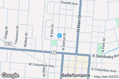 Map image of the property - 208 W Brown Ave