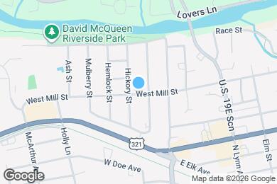 Map image of the property - 207 W Mill St