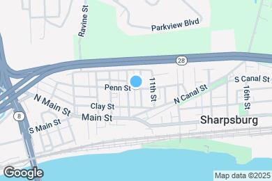 Map image of the property - 1011 Penn St