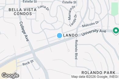 Map image of the property - 6238 University Ave