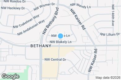 Map image of the property - 15303 NW Blakely Ln