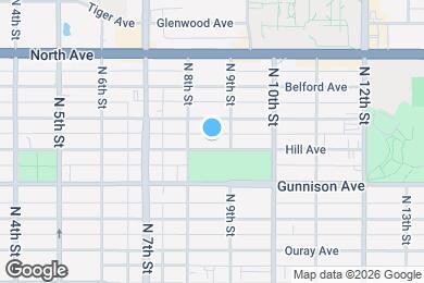 Map image of the property - 840 Hill Ave