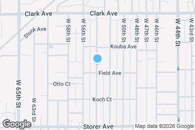 Map image of the property - 3219 W 54th St
