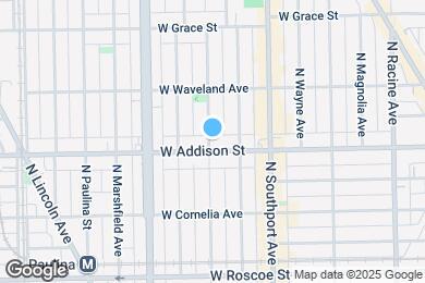 Map image of the property - 1456 W Addison St
