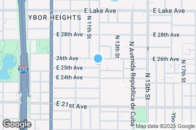 Map image of the property - 1022 E 25th Ave