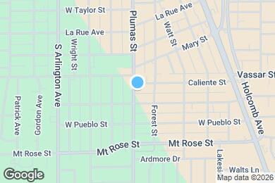 Map image of the property - 1240 Plumas St