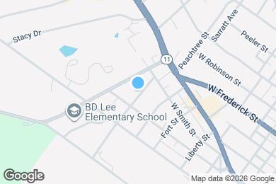 Map image of the property - 207 Hampton Ave