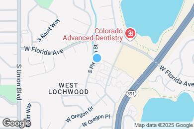 Map image of the property - 1482 S Pierson St