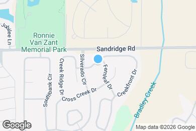 Map image of the property - 2326 Creekfront Dr