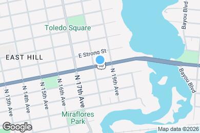 Map image of the property - 1805 E Cervantes St