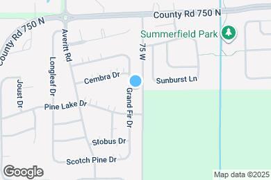 Map image of the property - 2445 Grand Fir Dr