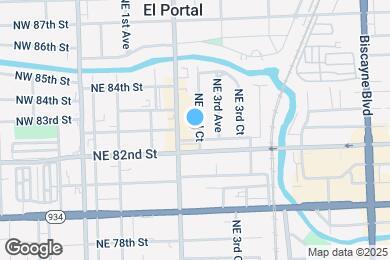Map image of the property - 8246 NE 2nd Ct