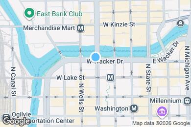 Map image of the property - 151 W Wacker Dr