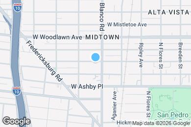 Map image of the property - 1114 W Russell Plz
