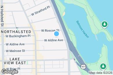 Map image of the property - 434 W Aldine Ave