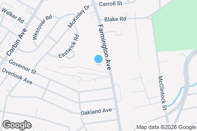 Map image of the property - 426 Farmington Ave