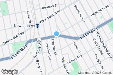 Map image of the property - 1786 Linden Blvd