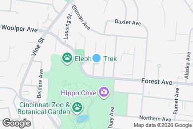 Map image of the property - 3550 Purdue St