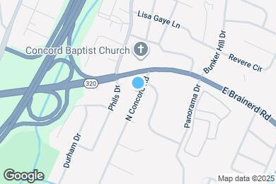 Map image of the property - 1361 N Concord Rd