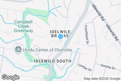 Map image of the property - 7100 Idlewild Brook Ln