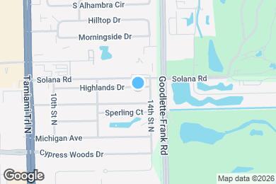 Map image of the property - 1358 Highlands Dr