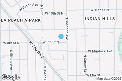 Map image of the property - 3300 W 8th St N