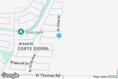 Map image of the property - 12559 W Monterey Way
