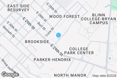 Map image of the property - IMMEDIATE MOVE IN!!!  3 bedroom 3 Bathroom Duplex Next Door to Blinn!