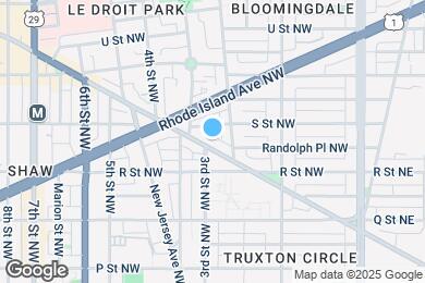 Map image of the property - 223 Florida Ave NW